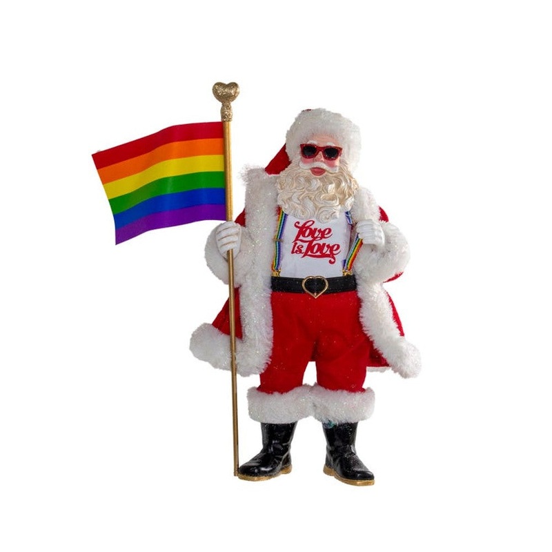 Kurt Adler 10 Fabriche Pride Santa