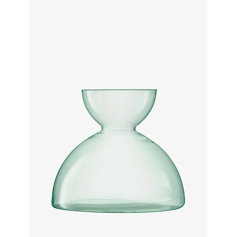 LSA International Canopy Vase, H7 inches, Clear, Mouthblown Glass