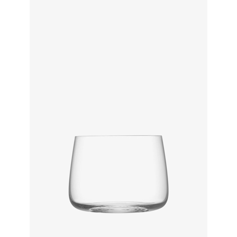 LSA International Metropolitan Stemless Glass 12Oz Clear Set Of 4