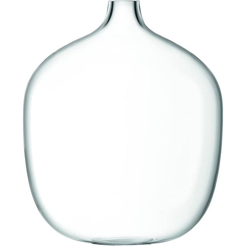 LSA International Vessel Wide Vase Clear