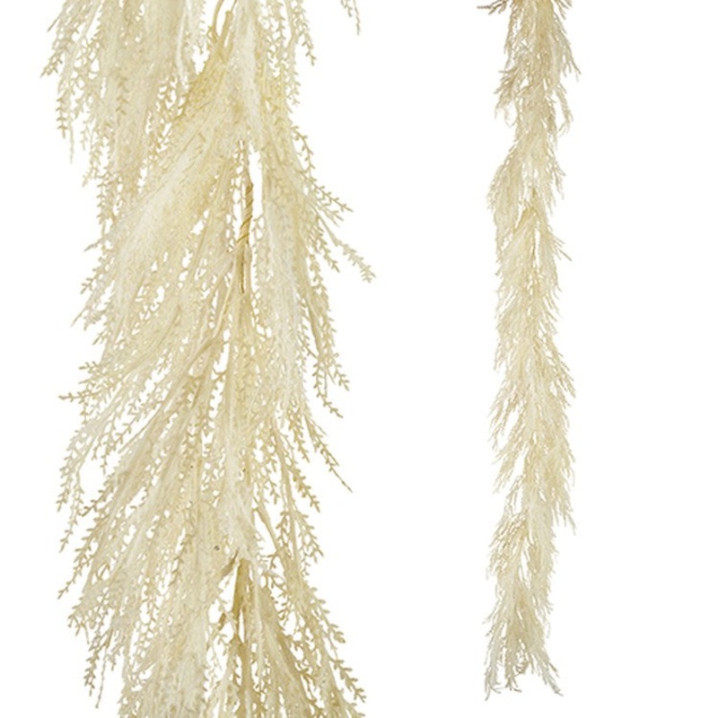 Raz Imports 2022 Autumn Abundance 6′ Pampas Grass Garland