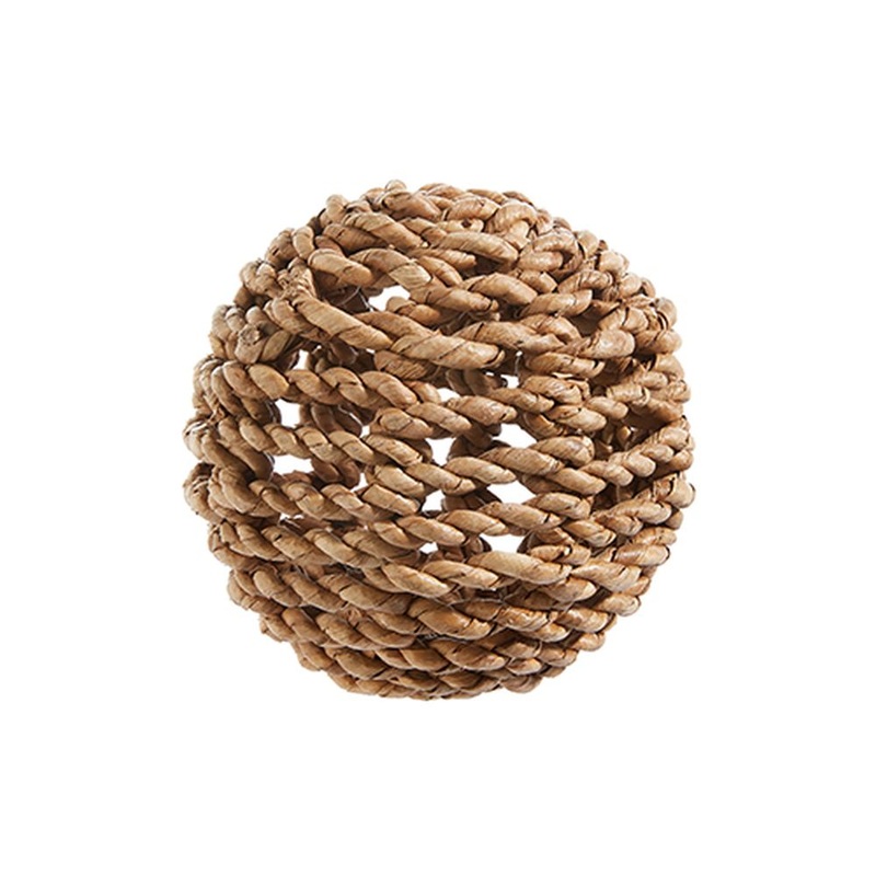 Raz Imports 2023 New Traditions 5 Woven Rattan Ball.