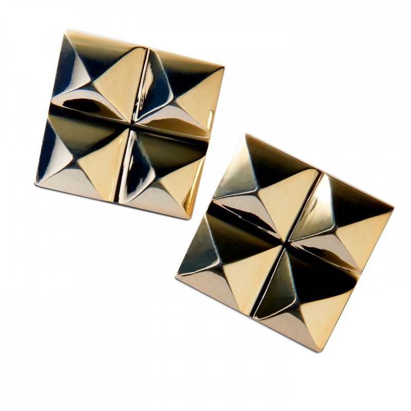 Waterford Rebel Ella B Gold Four Stud Earring, Pair