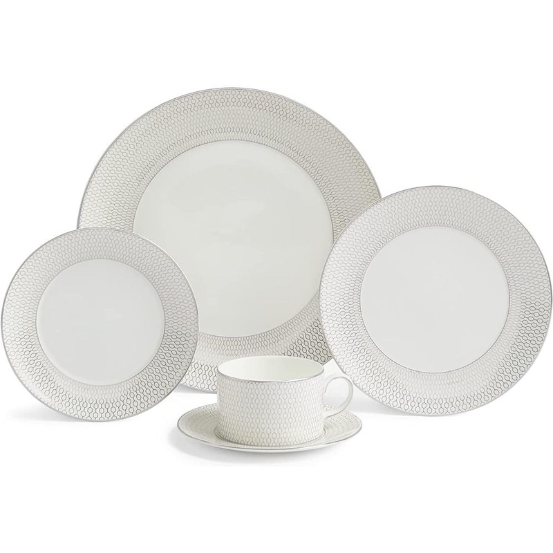 Wedgwood Gio Platinum 5-Piece Placesetting