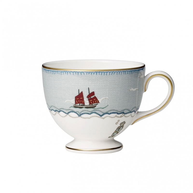 Wedgwood Kit Kemp Sailors Farewell Teacup & Saucer Set