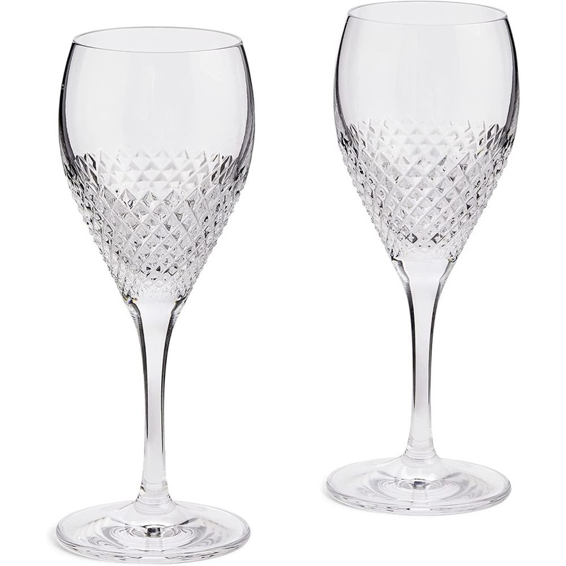 Wedgwood Vera Wang Diamond Mosaic Wine Pair