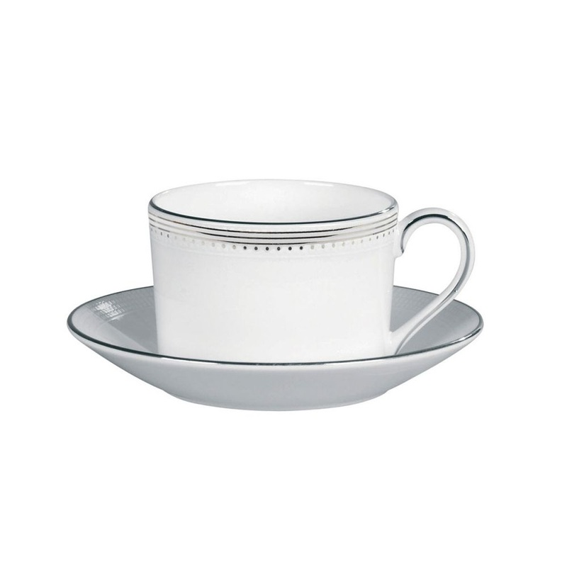 Wedgwood Vera Wang Grosgrain Teacup & Saucer
