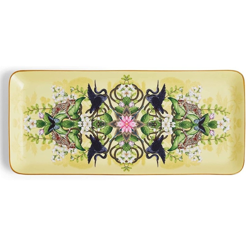 Wedgwood Wonderlust Waterlily Rectangular Tray 6.2 Inch
