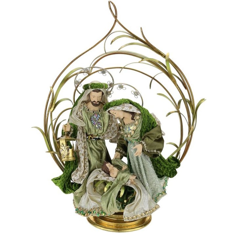 Mark Roberts 2022 Holy Family With Creche 29 Inches Figurine