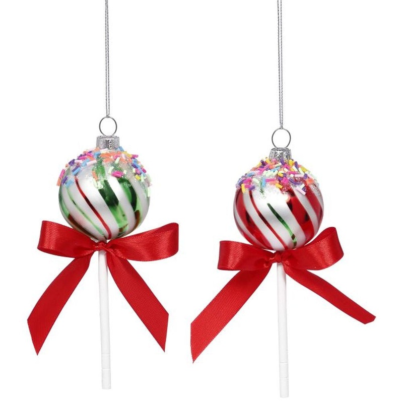 Mark Roberts 2022 Lollipop Ornament 6 Inches, Assortment Of 2