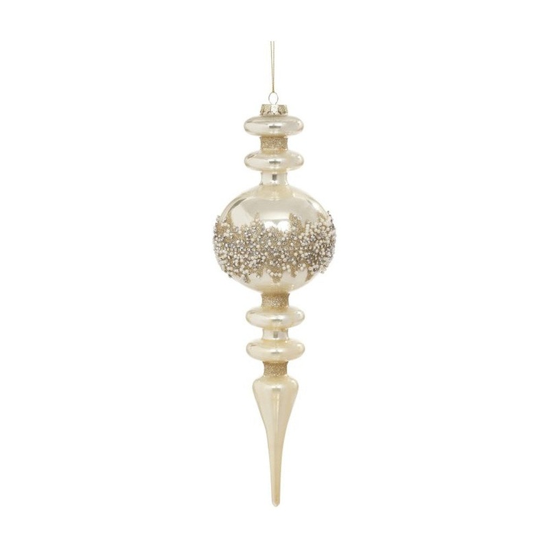 Mark Roberts Christmas 2019 Grand Sparkling Finial, 12 inches