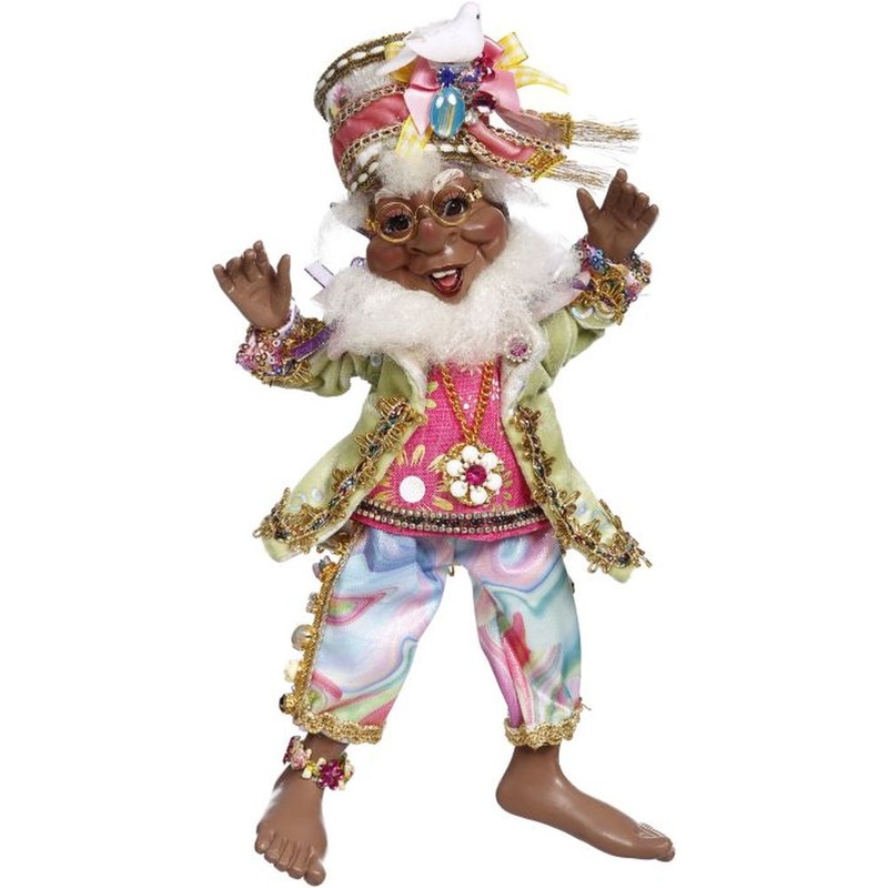 Mark Roberts Spring 2023 African American Groovy Elf Figurine