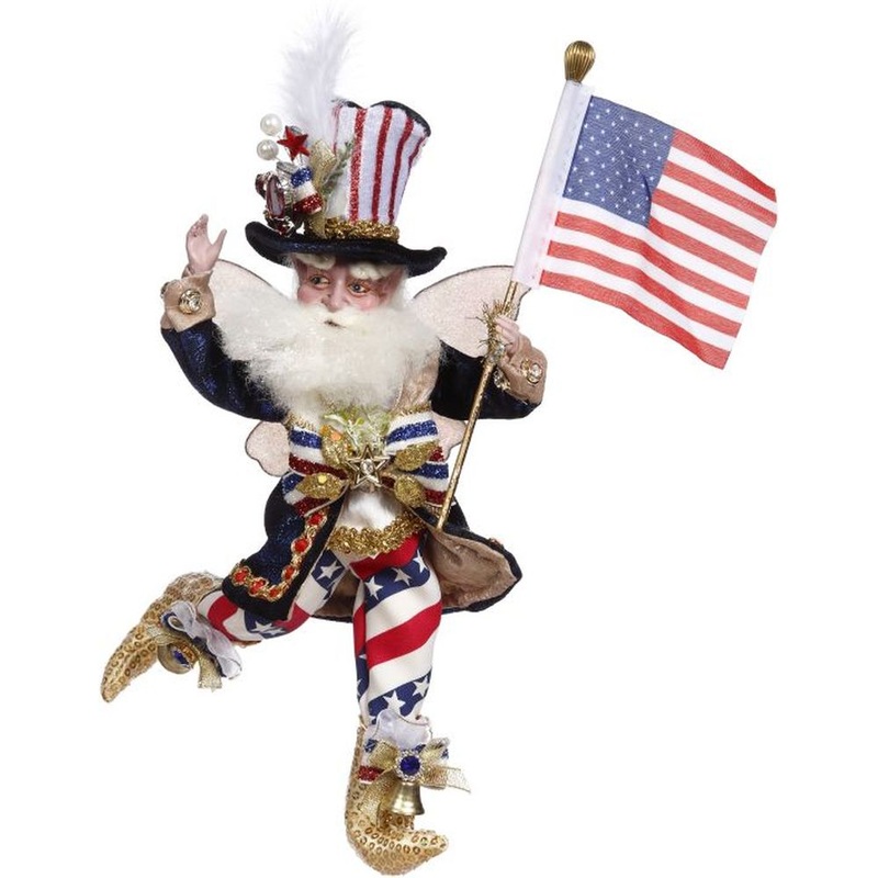 Mark Roberts Spring 2023 Star Spangled Banner Fairy Figurine