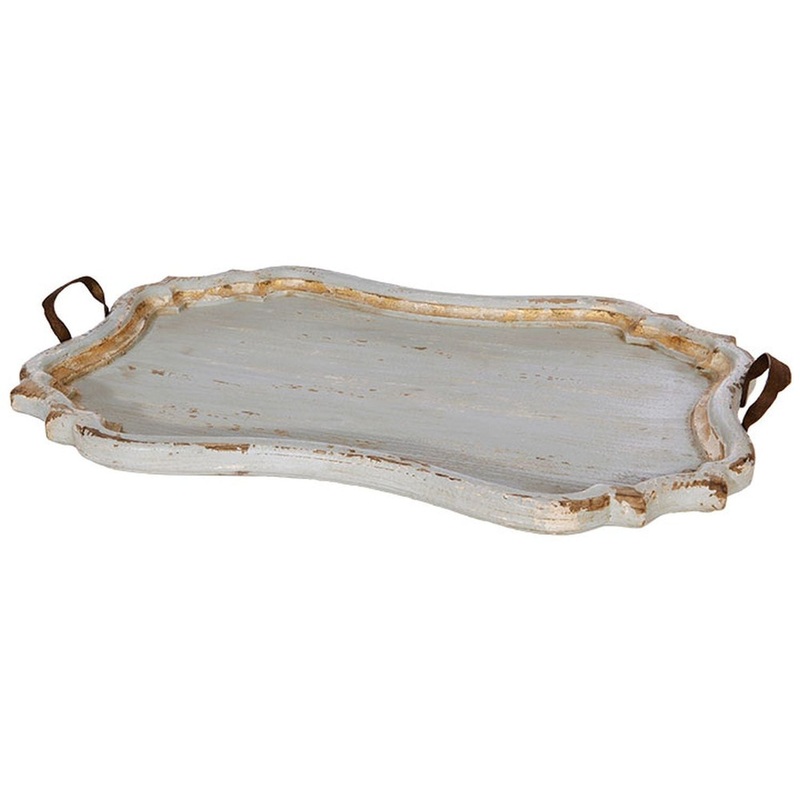 Raz Imports Reclaimed Elegance 32 Distressed Tray