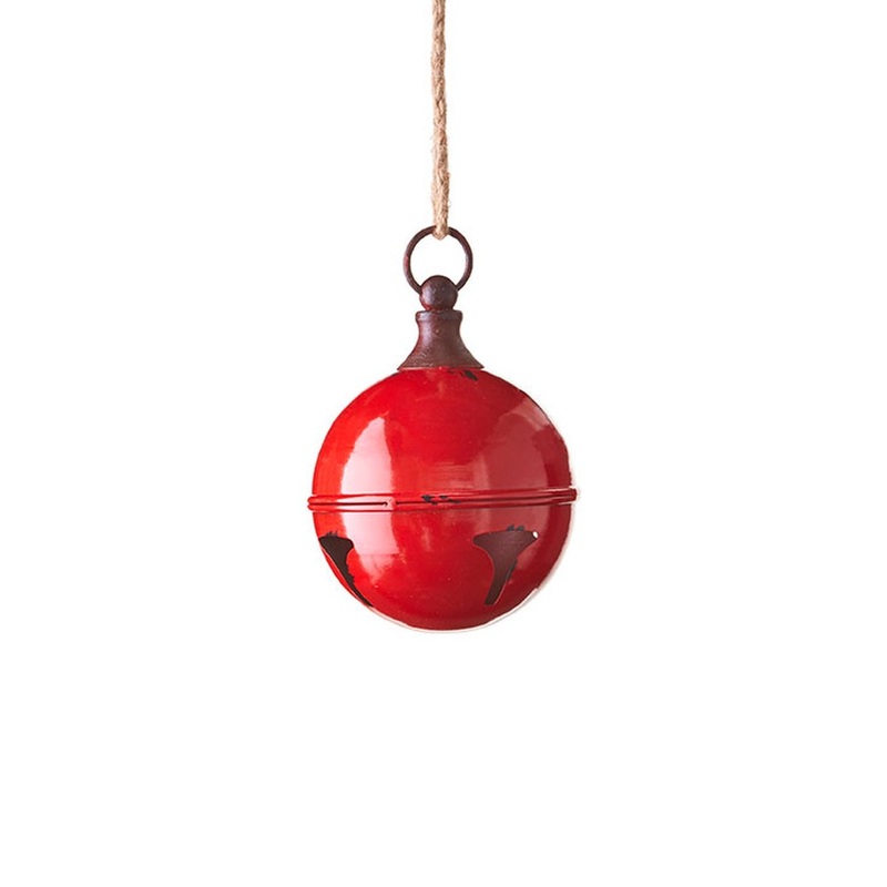 Raz Imports Yuletide Gathering 6.25 Jingle Bell Ornament.
