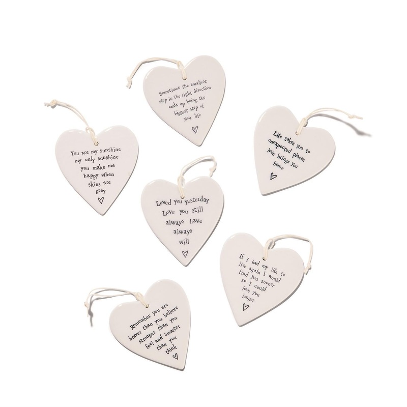 Two’s Company 36-Pieces Heart-Shaped Hanging Tag Includes 6 Designs