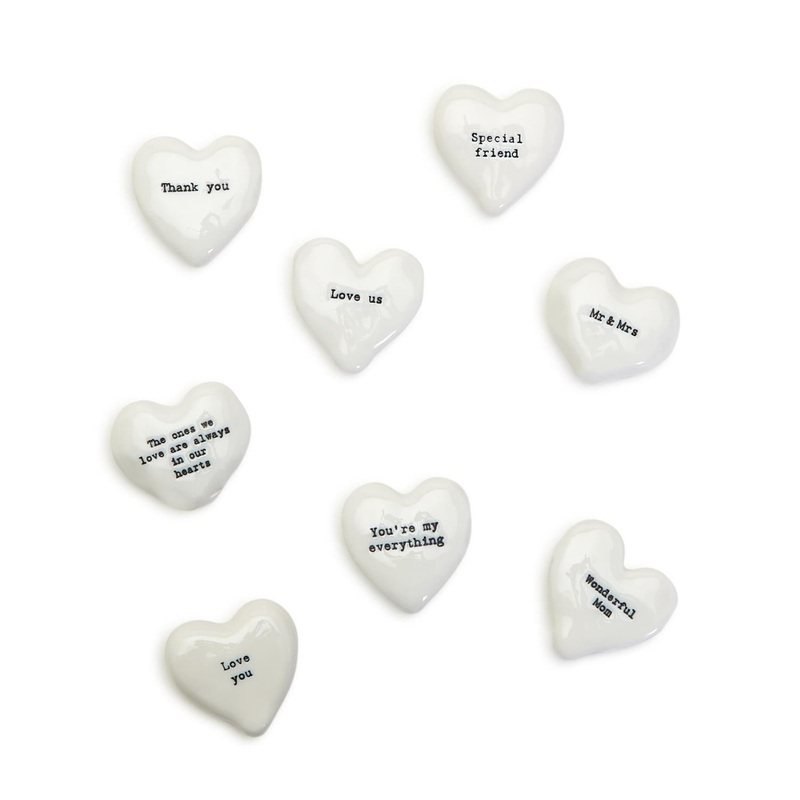 Two’s Company 40-Pieces Heart Pebbles Includes 8 Designs