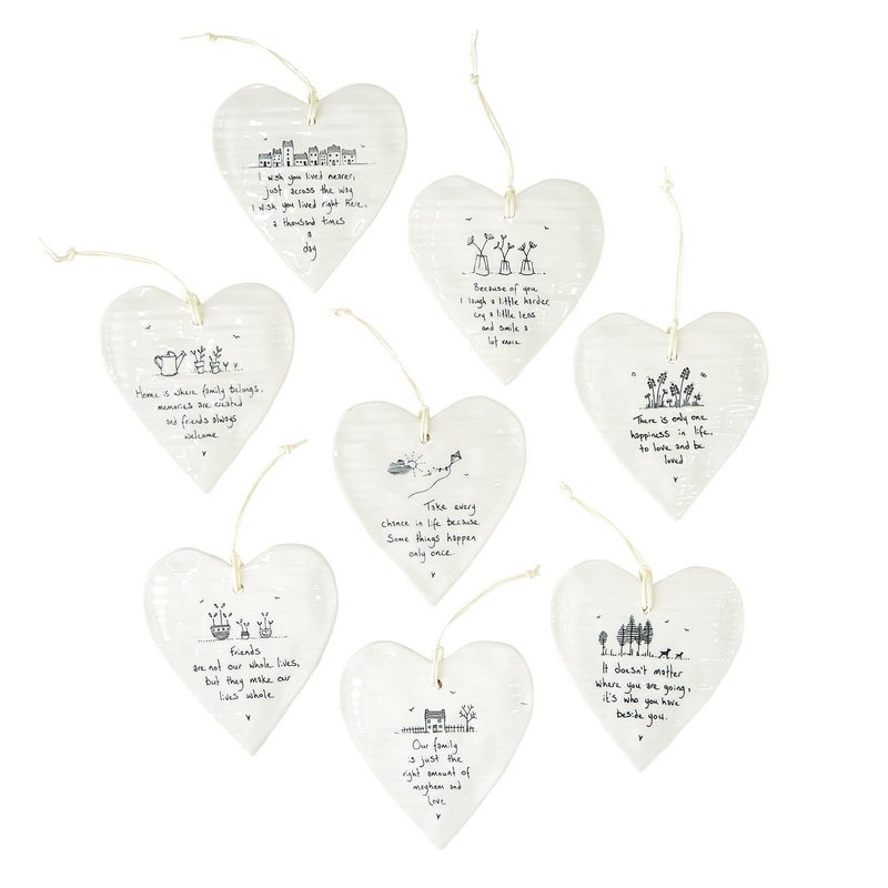 Two’s Company 40-Pieces Heart-Shaped Hanging Tag Includes 8 Designs