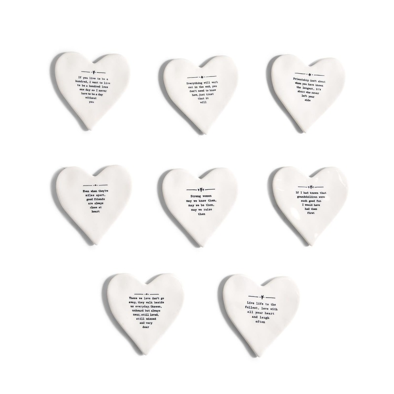 Two’s Company All My Love 32-Pieces Heart Shape Coaster Includes 8 Designs