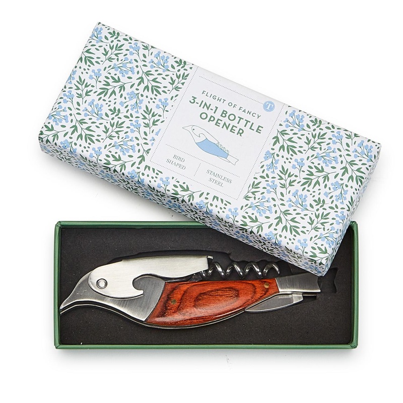 Two’s Company Flight Of Fancy 3-In-1 Bottle Opener In Gift Box