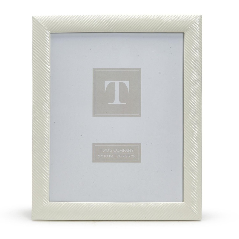 Two’s Company Sleek Chic 8X10 Photo Frame