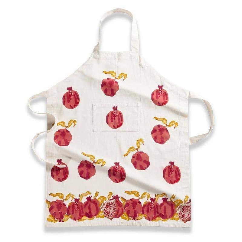 Couleur Nature Pomegranate Yellow/Red Apron 32X36