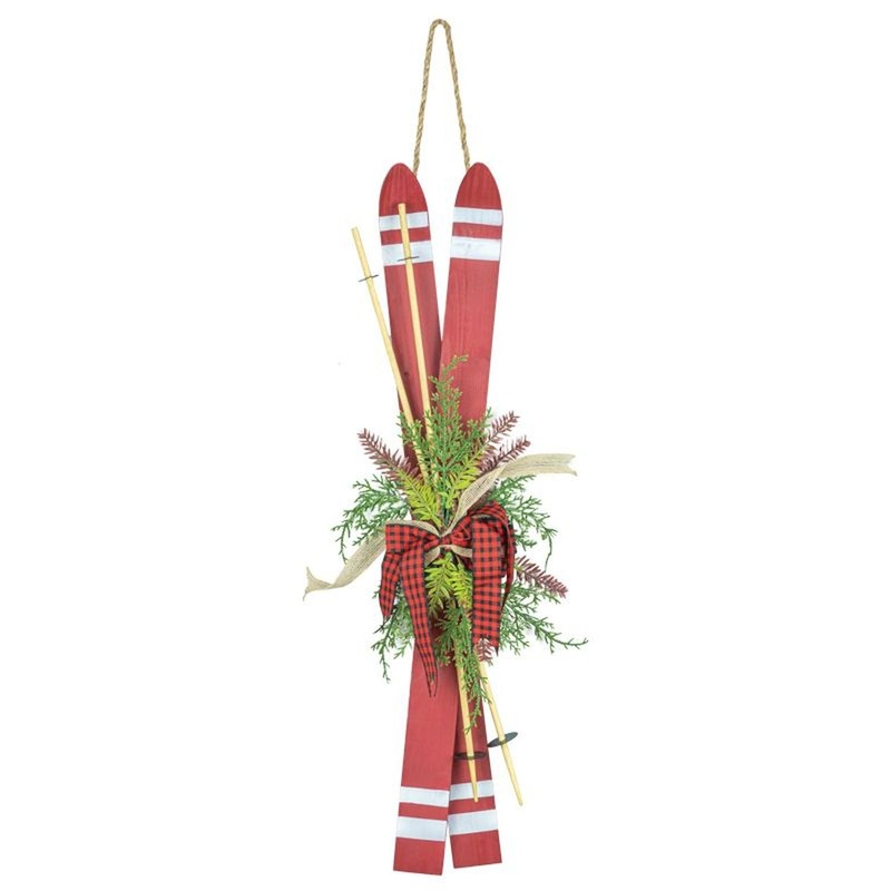 Hanna’s Handiworks Christmas Skis Hanger