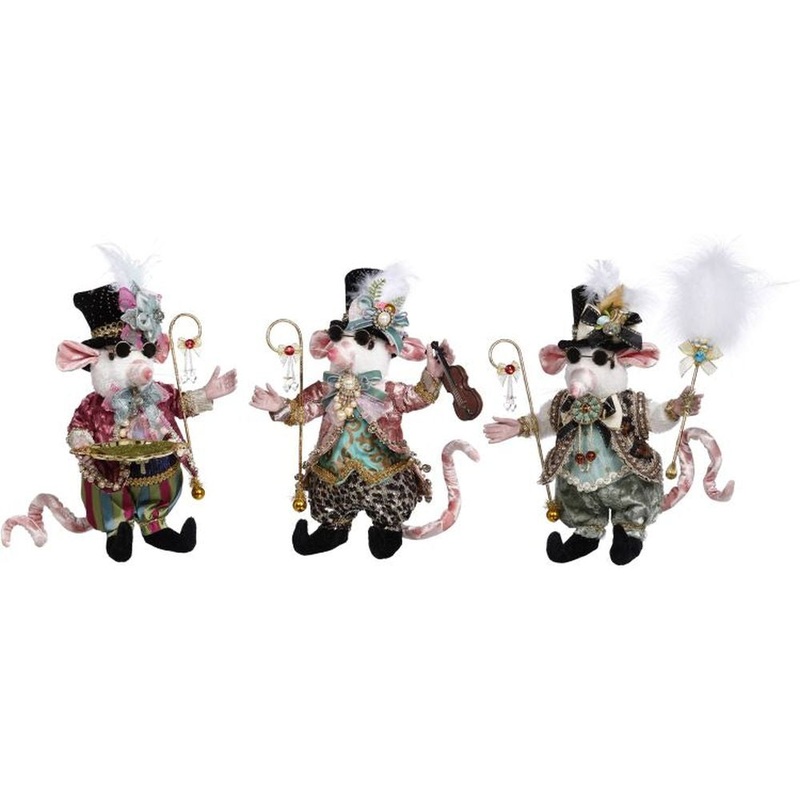 Mark Roberts Spring 2023 Three Blind Mice Figurine, Assortment of 3 10-11 Inches