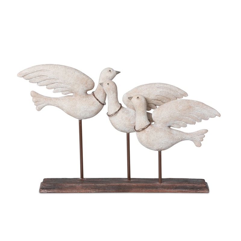 Park Hill Collection Dove Mantlepiece