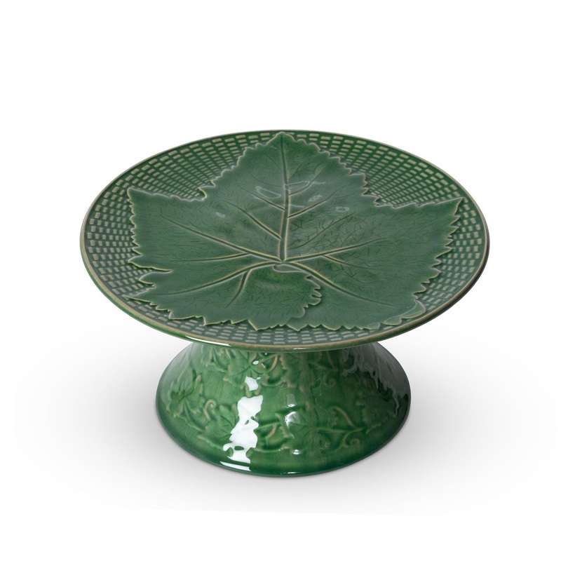 Park Hill Collection Green Glazed Cake Stand