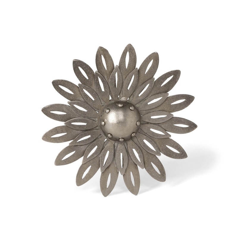 Park Hill Collection La Boheme Aged Nickel Wall Dahlia