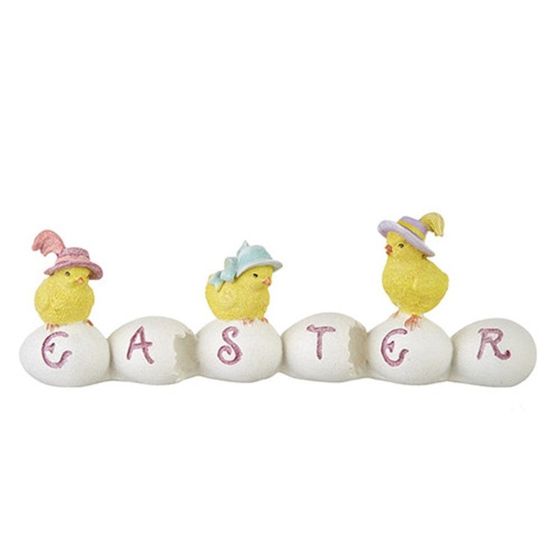 Raz Imports Storybook Spring 11 Easter Chicks On Eggs