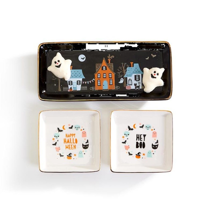 Two’s Company Hey BooTrays, Set of 3 Includes 3 Sizes