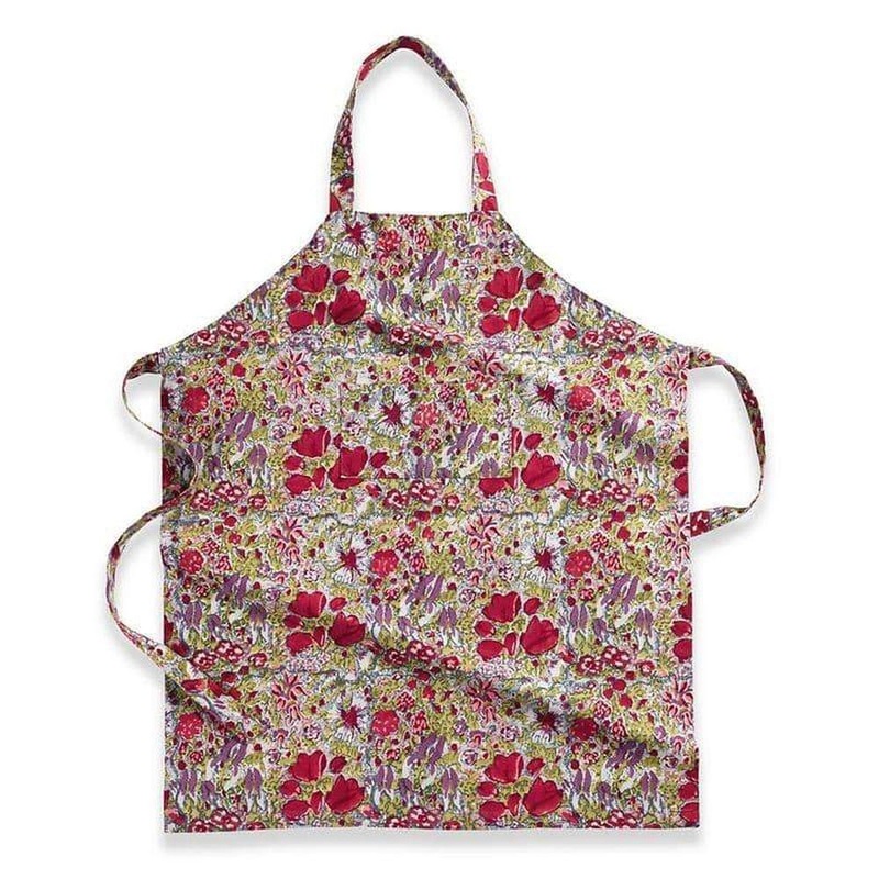 Couleur Nature Jardin Red/Grey Apron 32X36