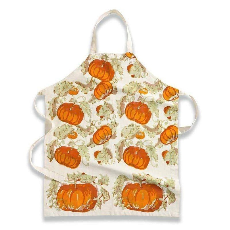 Couleur Nature Pumpkin Orange/Mustard Apron 32X36