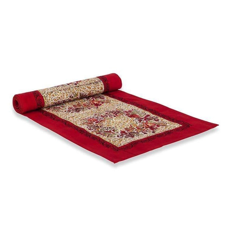 Couleur Nature Winter Garden Red/Green Table Runner