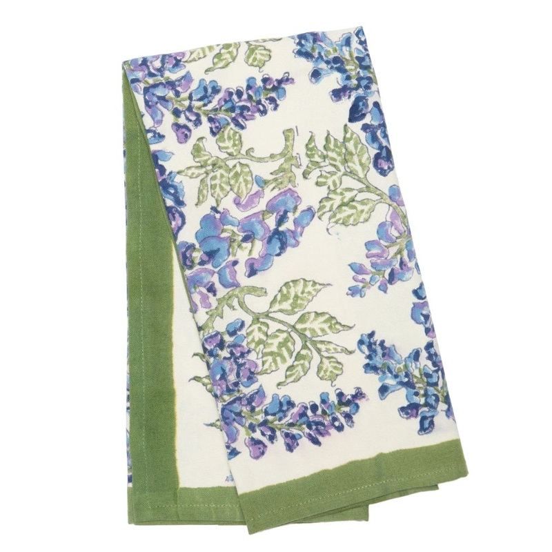 Couleur Nature Wisteria Green/Blue Tea Towels 20X30 – Set Of 3