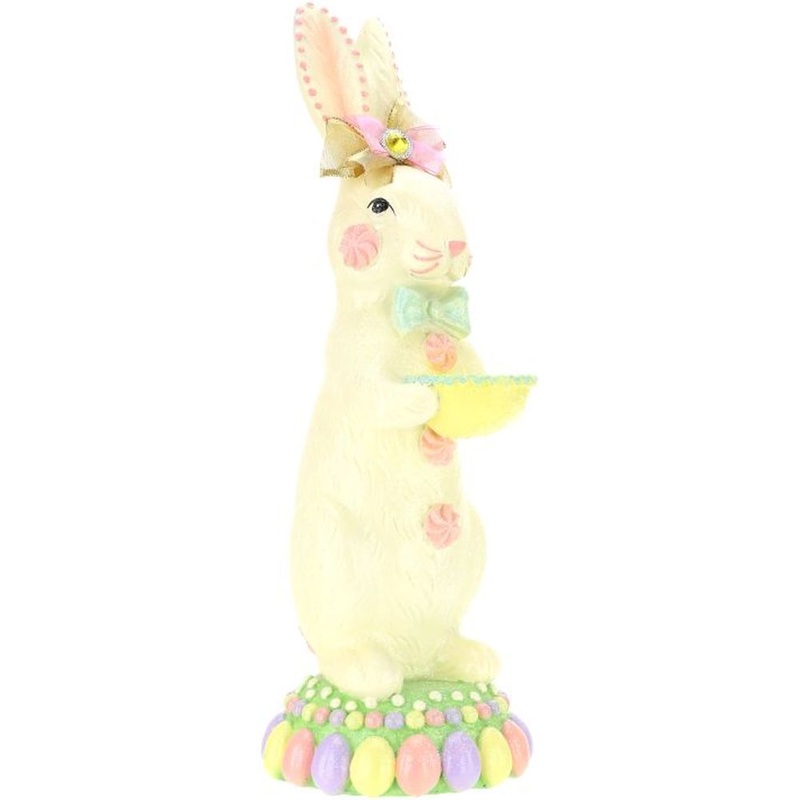 Mark Roberts 2023 Jeweled Easter Morning Rabbit Figurine 17.5”