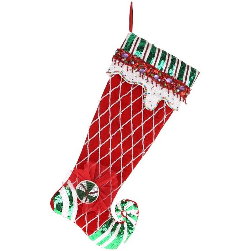 Mark Roberts 2023 Peppermint Stocking 24