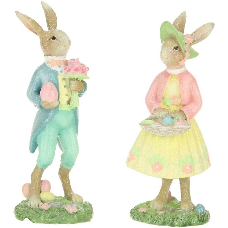 Mark Roberts 2023 Rabbit Easter Morning Figurine 5”Assortment of 2