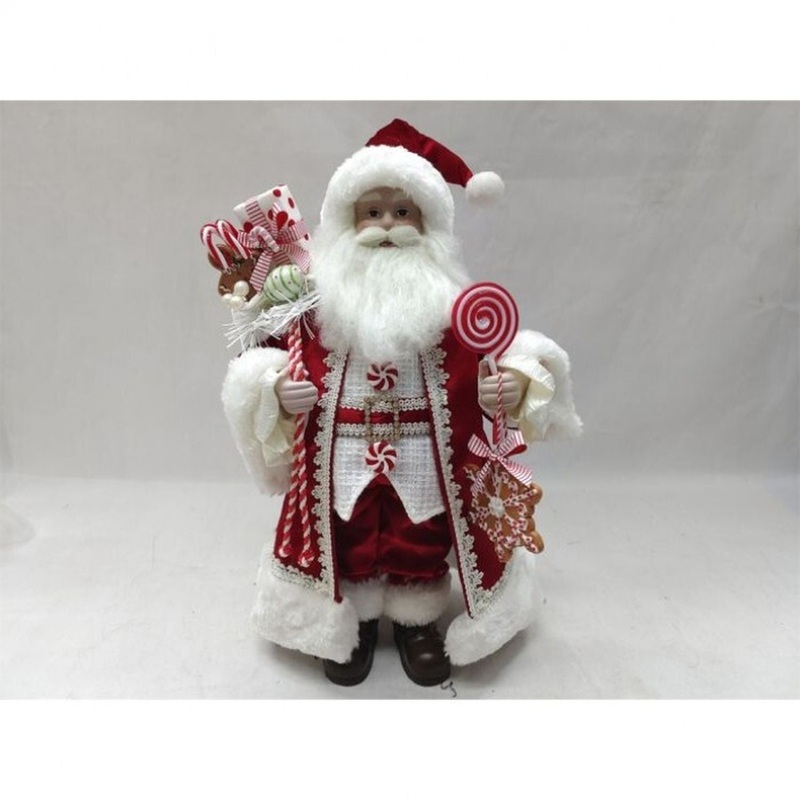 Regency International 18 Fabric Holiday Sweets Santa