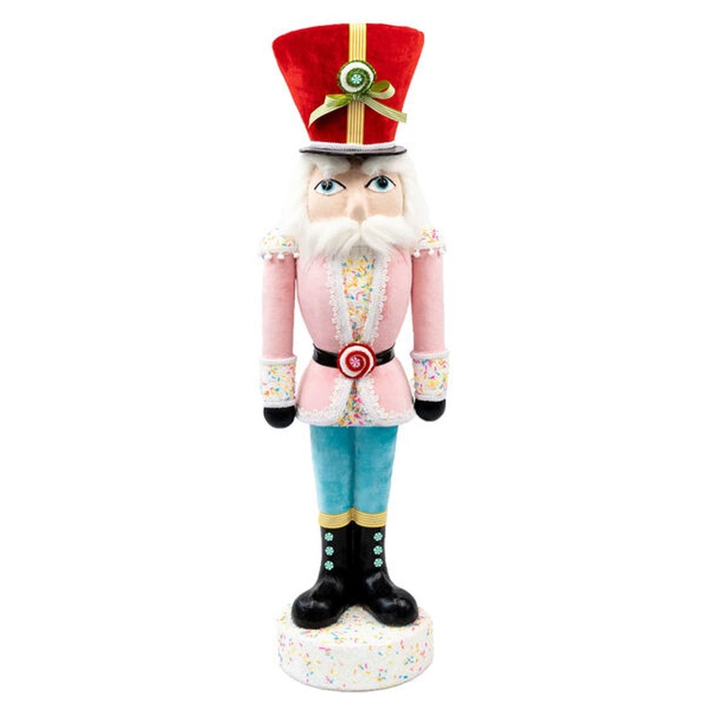 December Diamonds Candy Land 40In Pink Candy Nutcracker