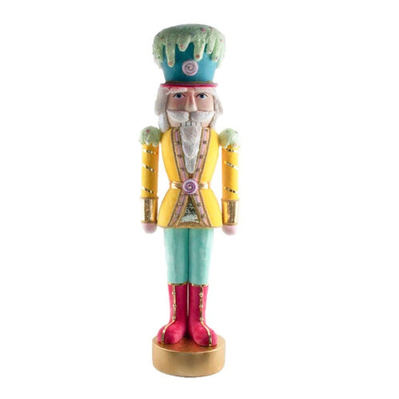December Diamonds Snow Cream Shoppe 58 Yellow Candy Nutcracker