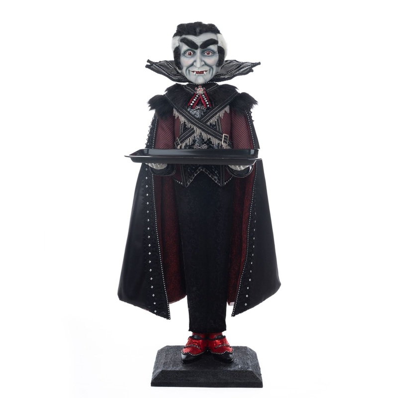 Katherine’s Collection Eternal Devotion Count Barry Vonbitten Butler, Red/Black Resin