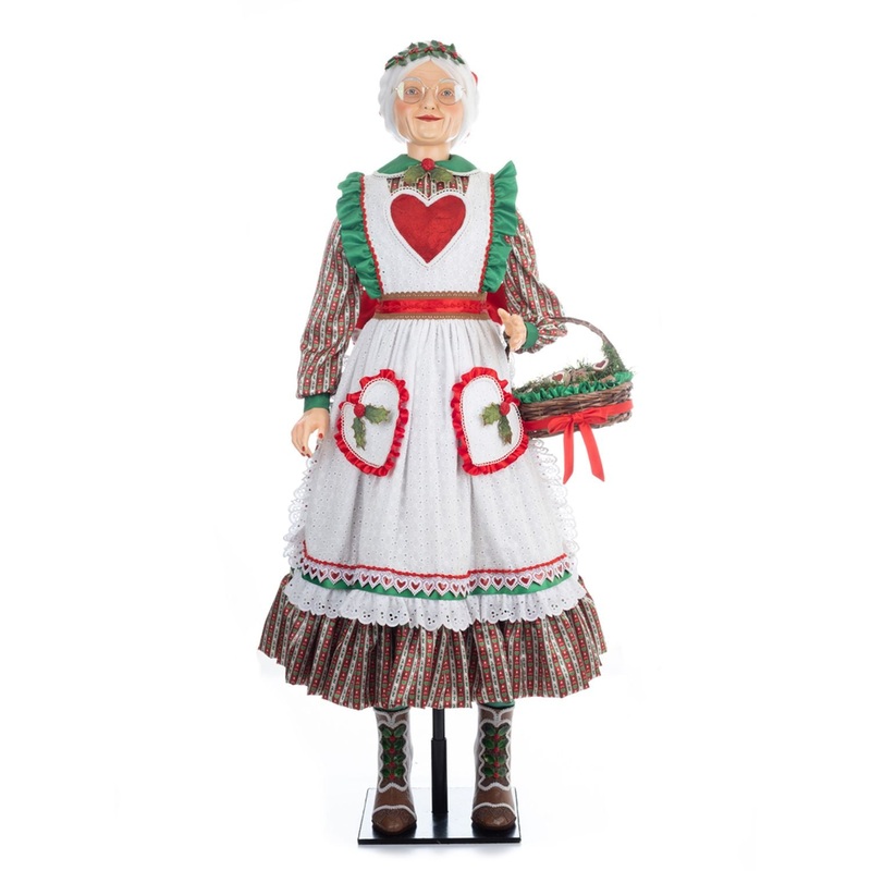 Katherine’s Collection Mama Maple Nutmeg Doll Life Size, 63 Inches, Green/White Resin