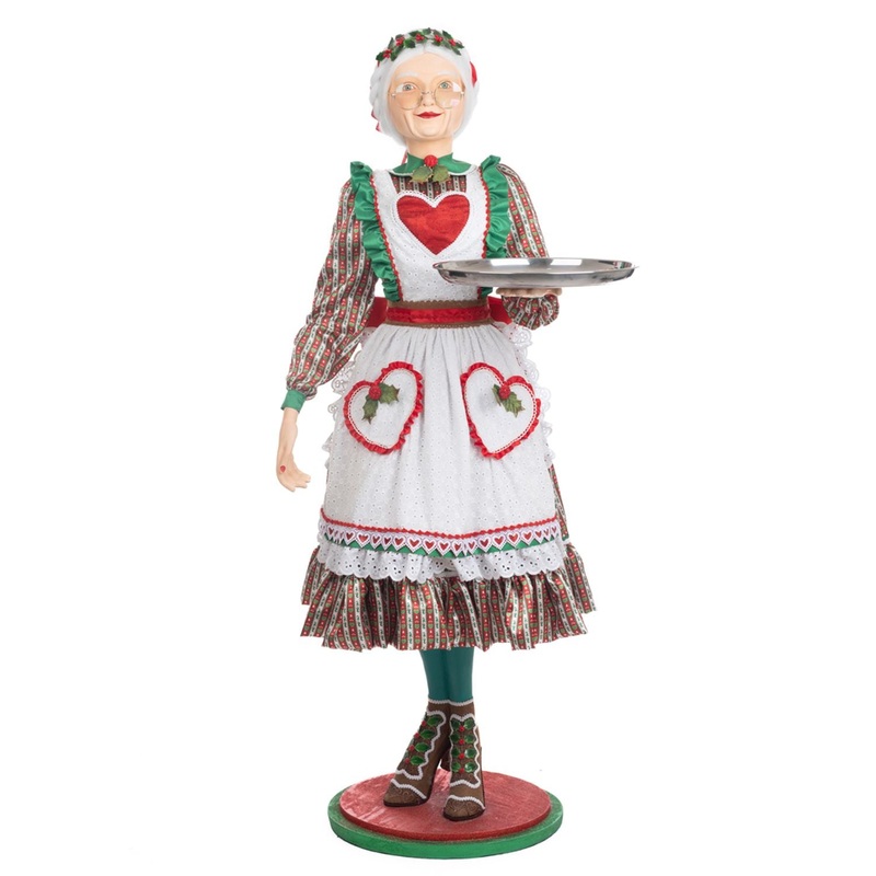 Katherine’s Collection Seasoned Greetings Mama Maple Server, 58 Inches, Green/White