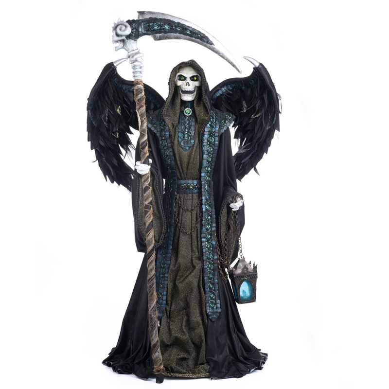 Katherine’s Collection Seers and Takers 32 Thanatos The Grim Reaper Doll, Black Resin