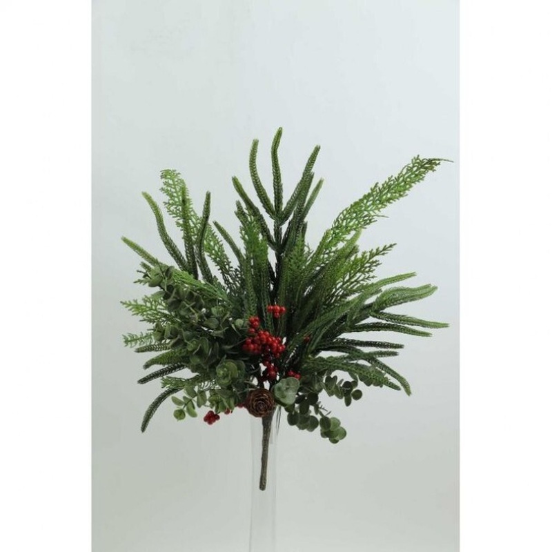 Regency 19 Real Touch Mixed Evergreen With Berry Bundle