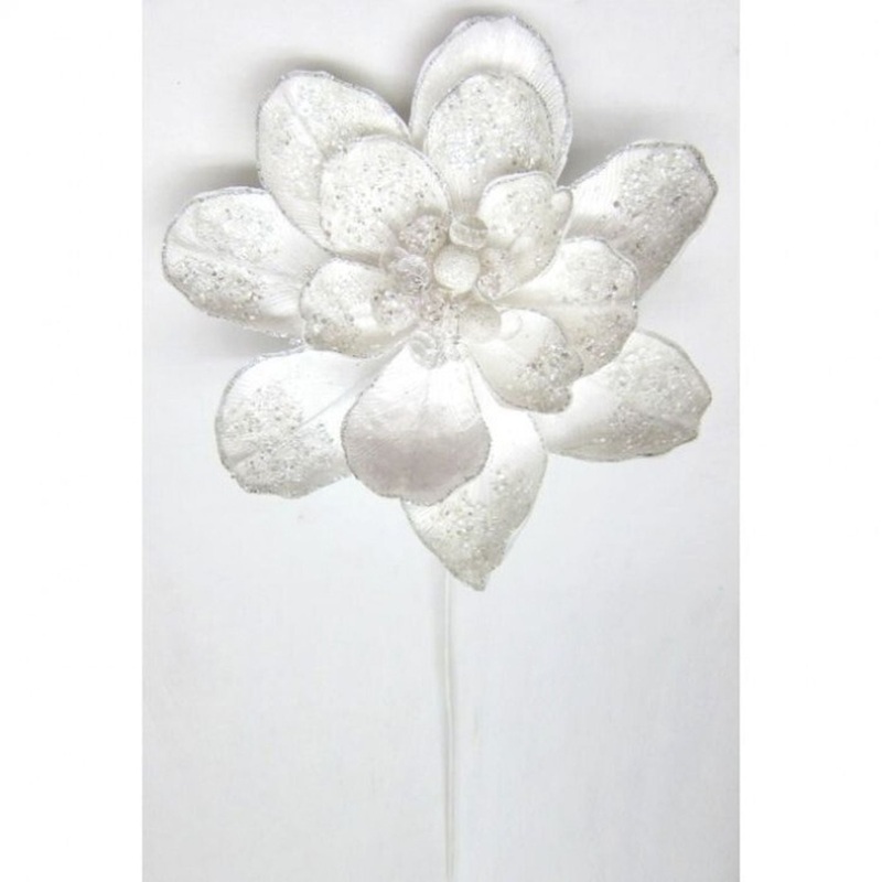 Regency International 24 Iced Winter Magnolia Stem