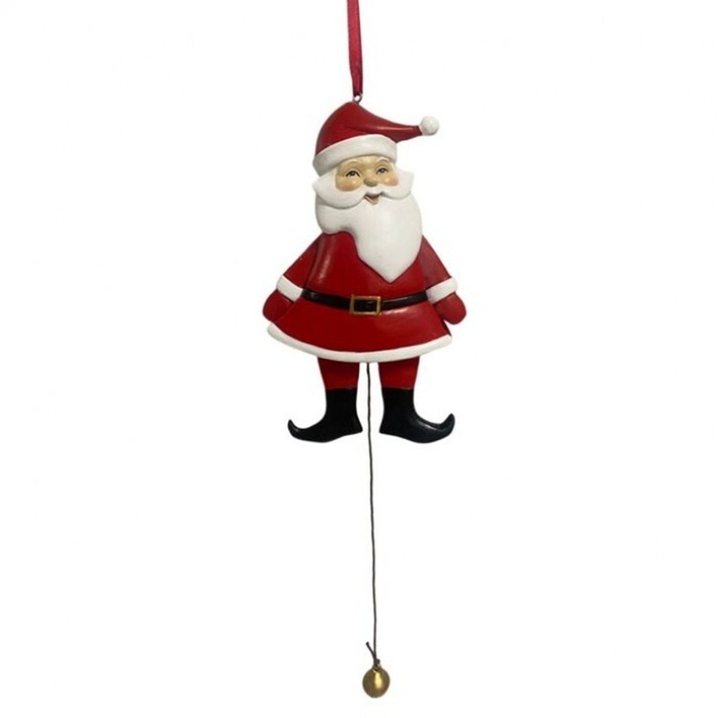 Regency International 6.5 Rsn Santa Pull Toy Ornament